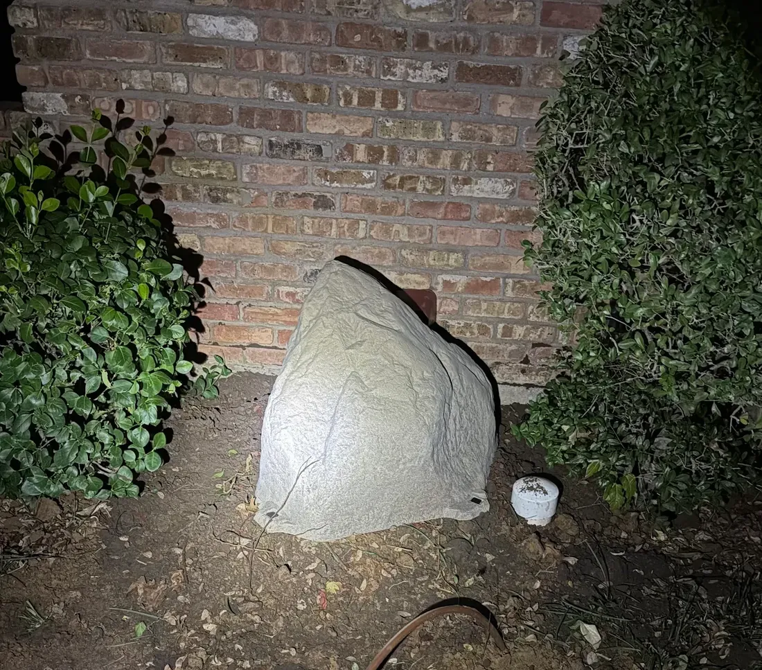 Faux Rock Installation installed by SunnySoft Water Co