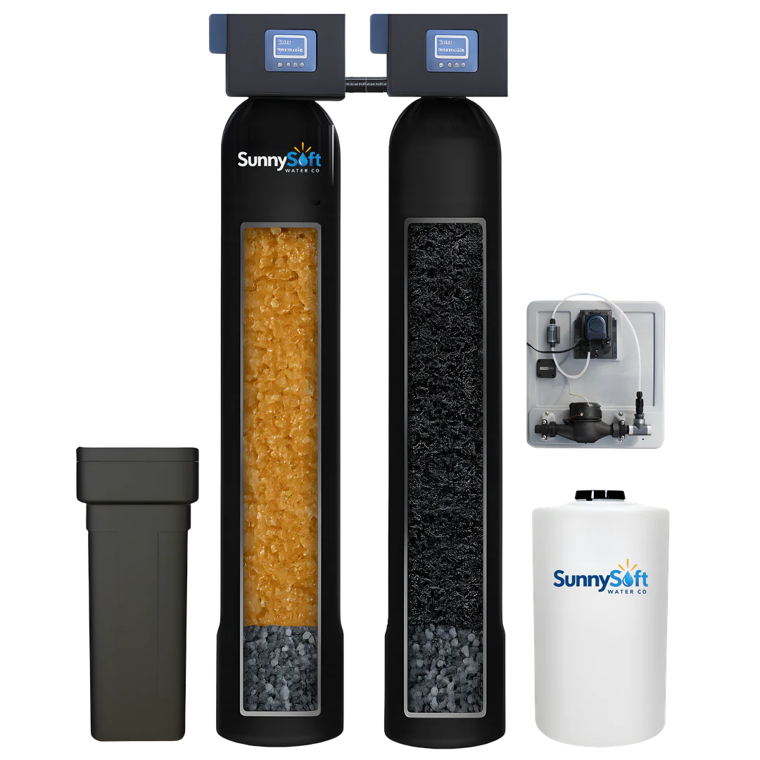 Home Iron and Sulfur Removal System installed by SunnySoft Water Co